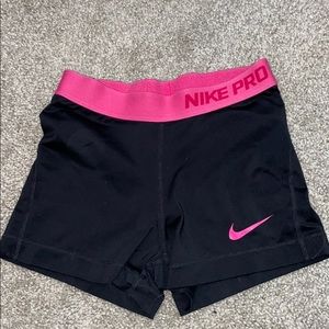NIKE Pro Pink Shorts